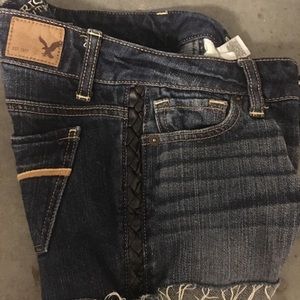 Denim shorts